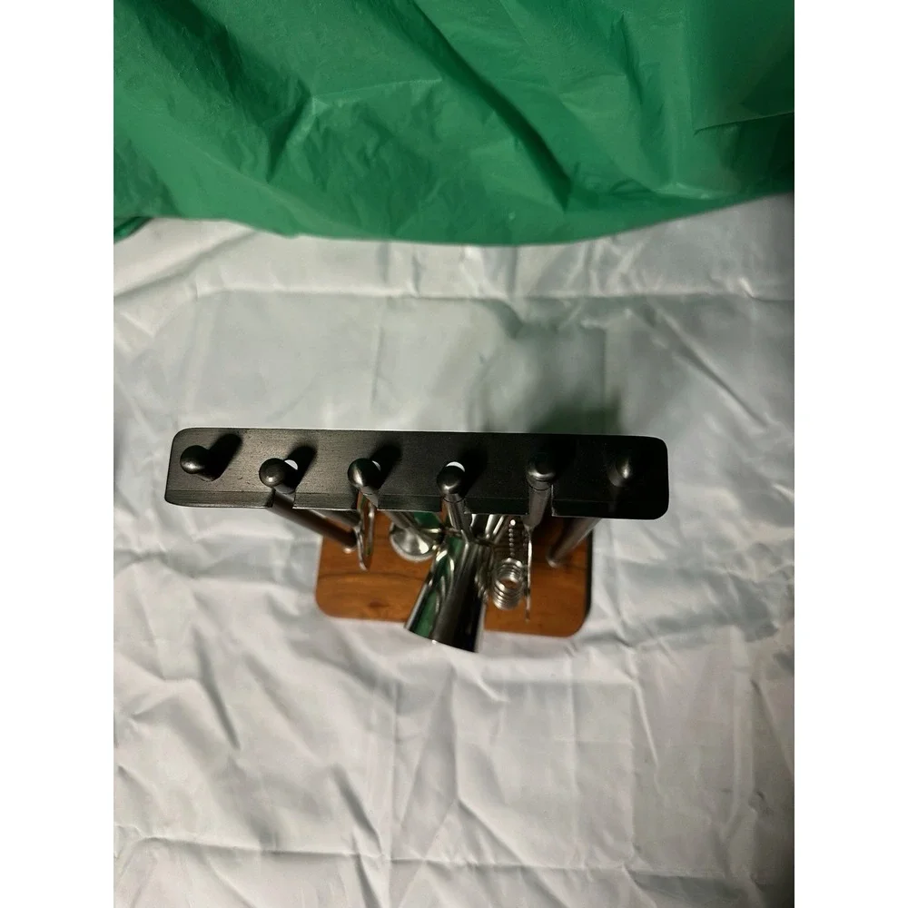 Bar Tool Set w/ Wooden Stand‎ Stainless Steel Cocktail Tools Home Bar